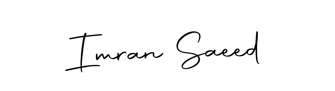 The best way (Autography-DOLnW) to make a short signature is to pick only two or three words in your name. The name Imran Saeed include a total of six letters. For converting this name. Imran Saeed signature style 10 images and pictures png