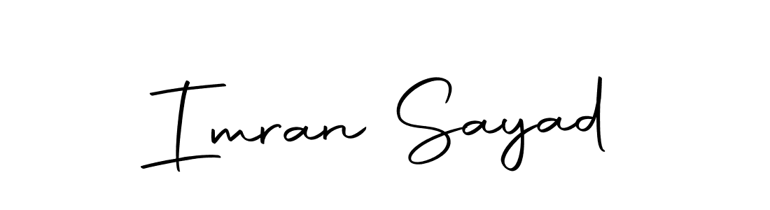 Also we have Imran Sayad name is the best signature style. Create professional handwritten signature collection using Autography-DOLnW autograph style. Imran Sayad signature style 10 images and pictures png