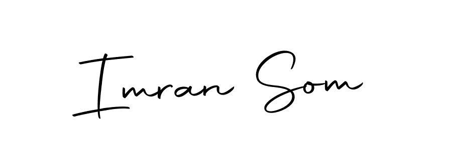 Use a signature maker to create a handwritten signature online. With this signature software, you can design (Autography-DOLnW) your own signature for name Imran Som. Imran Som signature style 10 images and pictures png