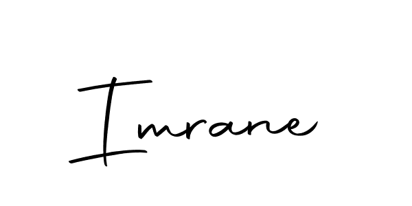 Make a beautiful signature design for name Imrane. With this signature (Autography-DOLnW) style, you can create a handwritten signature for free. Imrane signature style 10 images and pictures png