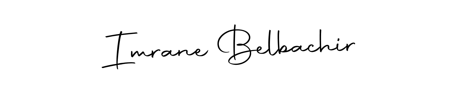 Design your own signature with our free online signature maker. With this signature software, you can create a handwritten (Autography-DOLnW) signature for name Imrane Belbachir. Imrane Belbachir signature style 10 images and pictures png