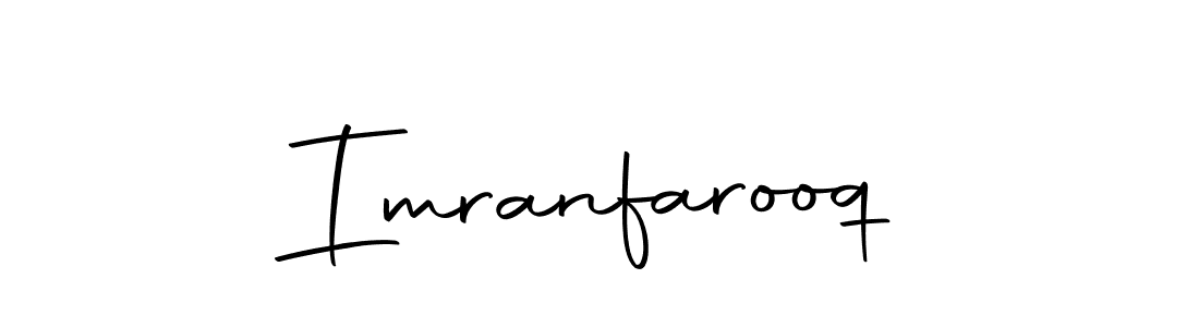 Design your own signature with our free online signature maker. With this signature software, you can create a handwritten (Autography-DOLnW) signature for name Imranfarooq. Imranfarooq signature style 10 images and pictures png