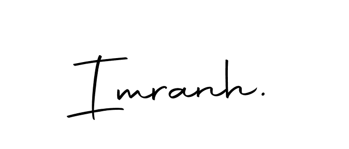 The best way (Autography-DOLnW) to make a short signature is to pick only two or three words in your name. The name Imranh. include a total of six letters. For converting this name. Imranh. signature style 10 images and pictures png