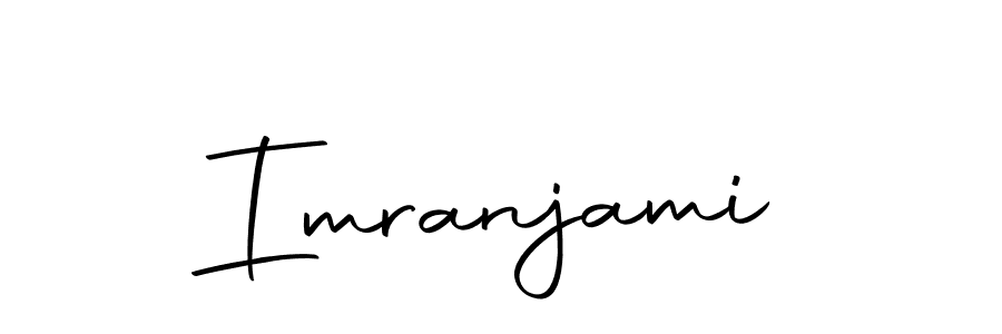 Design your own signature with our free online signature maker. With this signature software, you can create a handwritten (Autography-DOLnW) signature for name Imranjami. Imranjami signature style 10 images and pictures png