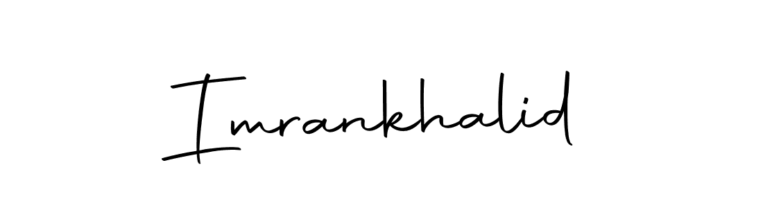 Imrankhalid stylish signature style. Best Handwritten Sign (Autography-DOLnW) for my name. Handwritten Signature Collection Ideas for my name Imrankhalid. Imrankhalid signature style 10 images and pictures png