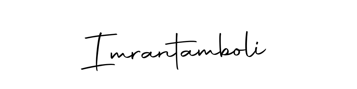 Create a beautiful signature design for name Imrantamboli. With this signature (Autography-DOLnW) fonts, you can make a handwritten signature for free. Imrantamboli signature style 10 images and pictures png
