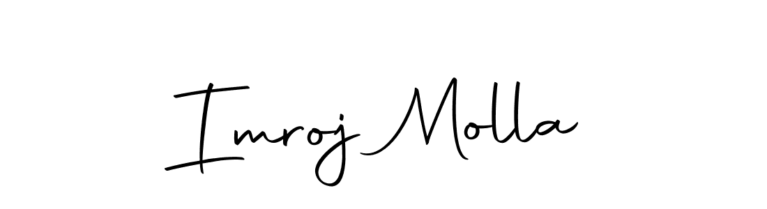 if you are searching for the best signature style for your name Imroj Molla. so please give up your signature search. here we have designed multiple signature styles  using Autography-DOLnW. Imroj Molla signature style 10 images and pictures png
