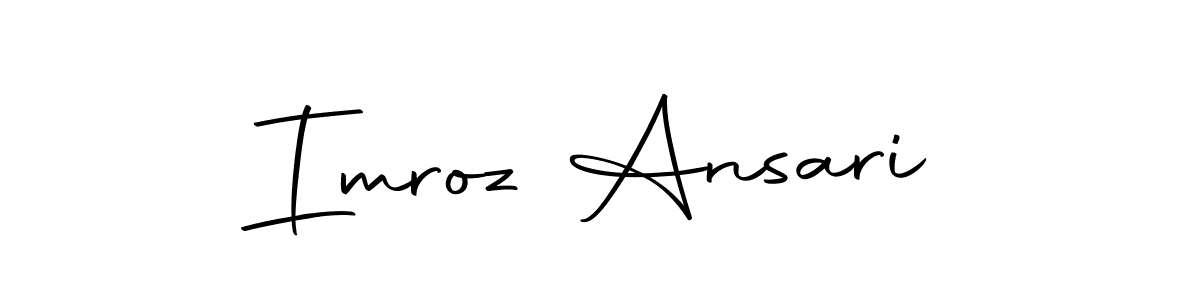It looks lik you need a new signature style for name Imroz Ansari. Design unique handwritten (Autography-DOLnW) signature with our free signature maker in just a few clicks. Imroz Ansari signature style 10 images and pictures png