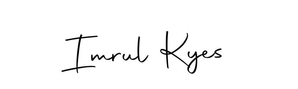 It looks lik you need a new signature style for name Imrul Kyes. Design unique handwritten (Autography-DOLnW) signature with our free signature maker in just a few clicks. Imrul Kyes signature style 10 images and pictures png