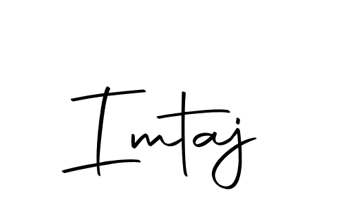 How to make Imtaj name signature. Use Autography-DOLnW style for creating short signs online. This is the latest handwritten sign. Imtaj signature style 10 images and pictures png