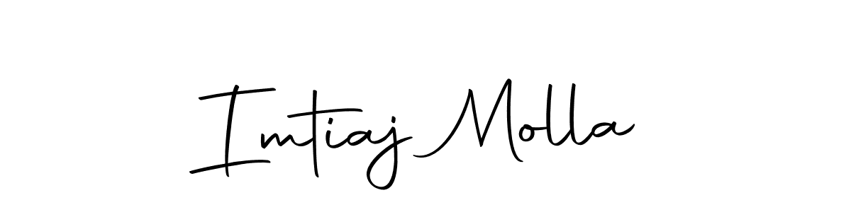 You should practise on your own different ways (Autography-DOLnW) to write your name (Imtiaj Molla) in signature. don't let someone else do it for you. Imtiaj Molla signature style 10 images and pictures png