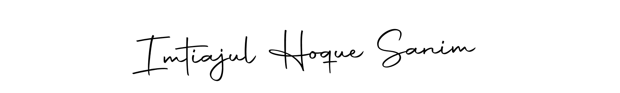 How to make Imtiajul Hoque Sanim name signature. Use Autography-DOLnW style for creating short signs online. This is the latest handwritten sign. Imtiajul Hoque Sanim signature style 10 images and pictures png