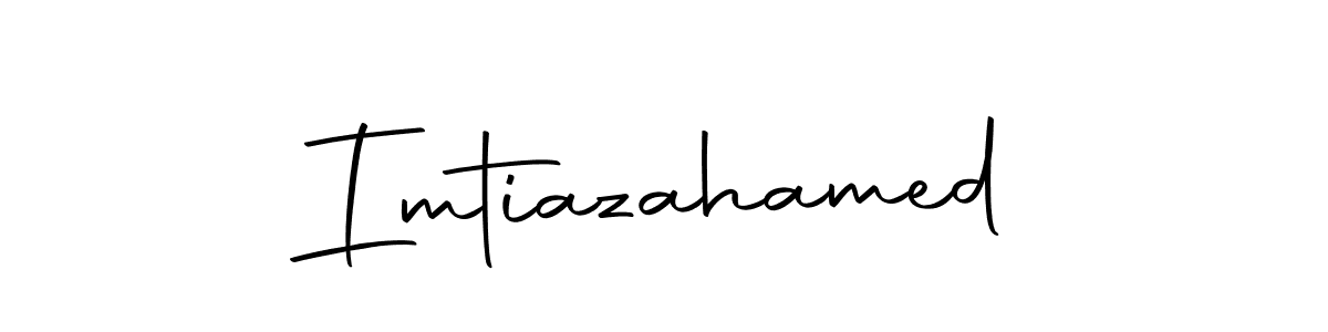 Make a beautiful signature design for name Imtiazahamed. With this signature (Autography-DOLnW) style, you can create a handwritten signature for free. Imtiazahamed signature style 10 images and pictures png