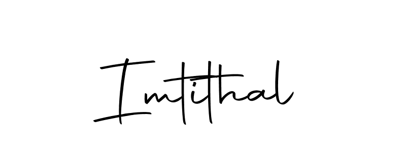 The best way (Autography-DOLnW) to make a short signature is to pick only two or three words in your name. The name Imtithal include a total of six letters. For converting this name. Imtithal signature style 10 images and pictures png