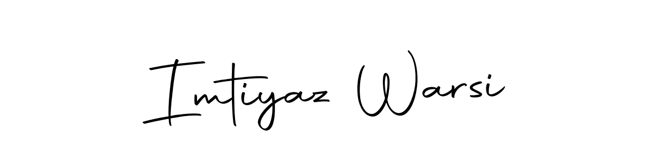 You can use this online signature creator to create a handwritten signature for the name Imtiyaz Warsi. This is the best online autograph maker. Imtiyaz Warsi signature style 10 images and pictures png