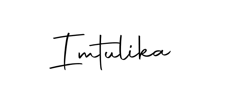 Create a beautiful signature design for name Imtulika. With this signature (Autography-DOLnW) fonts, you can make a handwritten signature for free. Imtulika signature style 10 images and pictures png