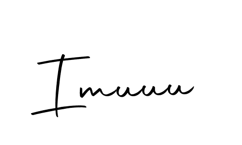 Make a beautiful signature design for name Imuuu. With this signature (Autography-DOLnW) style, you can create a handwritten signature for free. Imuuu signature style 10 images and pictures png