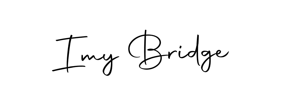 Make a beautiful signature design for name Imy Bridge. With this signature (Autography-DOLnW) style, you can create a handwritten signature for free. Imy Bridge signature style 10 images and pictures png