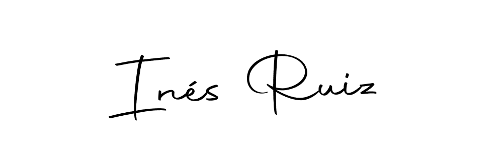 This is the best signature style for the Inés Ruiz name. Also you like these signature font (Autography-DOLnW). Mix name signature. Inés Ruiz signature style 10 images and pictures png