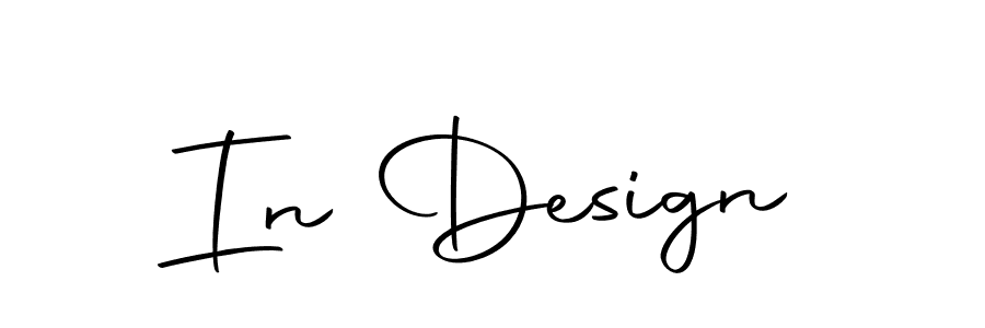 How to make In Design name signature. Use Autography-DOLnW style for creating short signs online. This is the latest handwritten sign. In Design signature style 10 images and pictures png