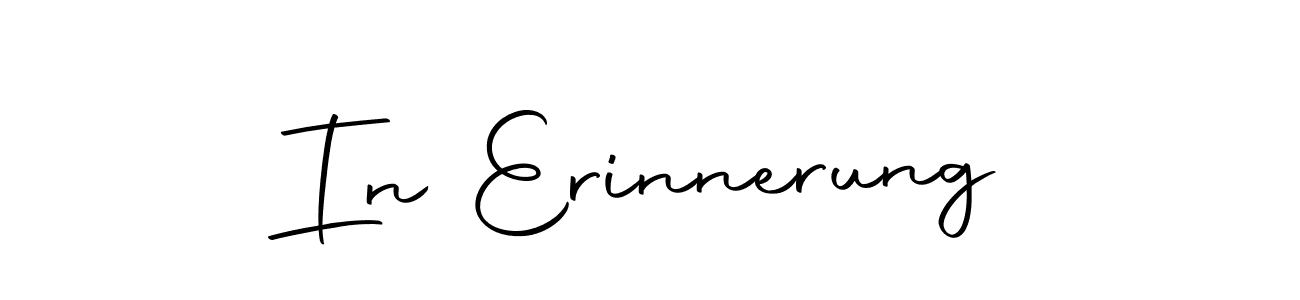 Create a beautiful signature design for name In Erinnerung. With this signature (Autography-DOLnW) fonts, you can make a handwritten signature for free. In Erinnerung signature style 10 images and pictures png