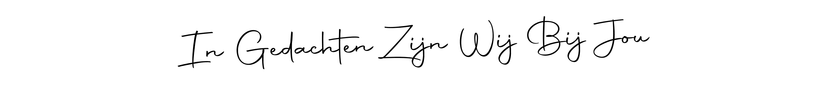 Make a beautiful signature design for name In Gedachten Zijn Wij Bij Jou. Use this online signature maker to create a handwritten signature for free. In Gedachten Zijn Wij Bij Jou signature style 10 images and pictures png