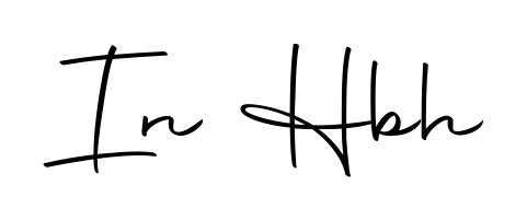 Get an exclusive digital autograph for In Hbh. The Autography-DOLnW typeface captures the charm of real penmanship on paper. In Hbh signature style 10 images and pictures png