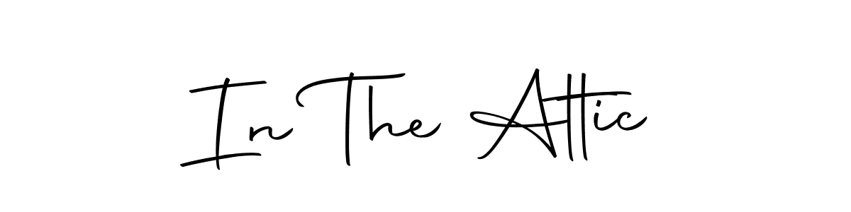 How to make In The Attic name signature. Use Autography-DOLnW style for creating short signs online. This is the latest handwritten sign. In The Attic signature style 10 images and pictures png