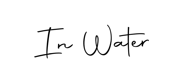 Similarly Autography-DOLnW is the best handwritten signature design. Signature creator online .You can use it as an online autograph creator for name In Water. In Water signature style 10 images and pictures png