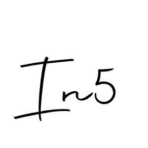 Similarly Autography-DOLnW is the best handwritten signature design. Signature creator online .You can use it as an online autograph creator for name In5. In5 signature style 10 images and pictures png