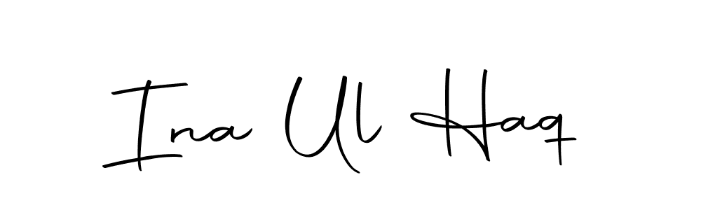 How to make Ina Ul Haq signature? Autography-DOLnW is a professional autograph style. Create handwritten signature for Ina Ul Haq name. Ina Ul Haq signature style 10 images and pictures png