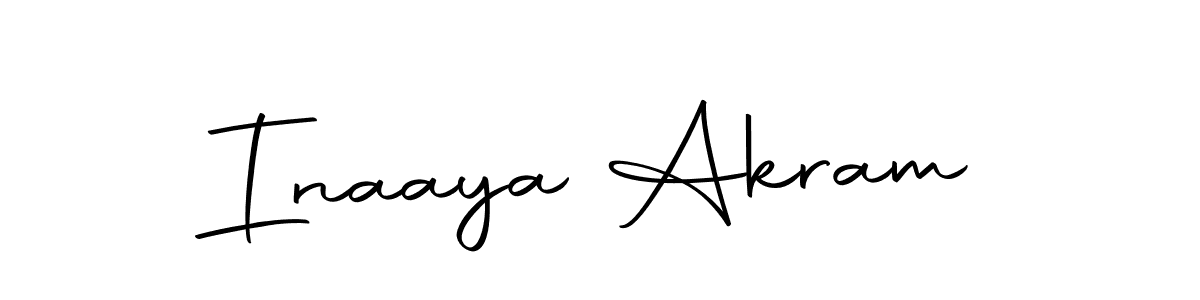 Autography-DOLnW is a professional signature style that is perfect for those who want to add a touch of class to their signature. It is also a great choice for those who want to make their signature more unique. Get Inaaya Akram name to fancy signature for free. Inaaya Akram signature style 10 images and pictures png