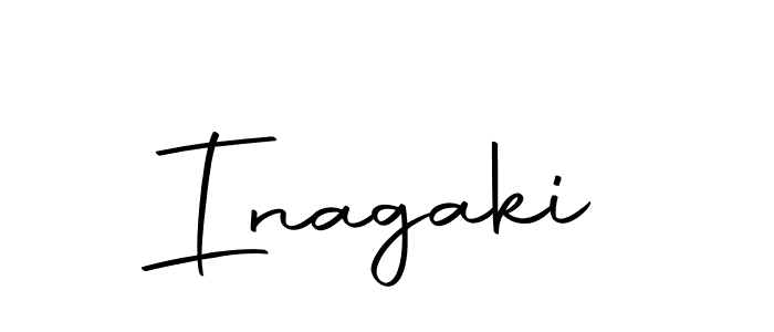 Make a beautiful signature design for name Inagaki. With this signature (Autography-DOLnW) style, you can create a handwritten signature for free. Inagaki signature style 10 images and pictures png