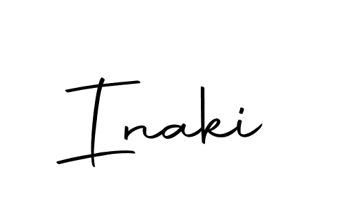 The best way (Autography-DOLnW) to make a short signature is to pick only two or three words in your name. The name Inaki include a total of six letters. For converting this name. Inaki signature style 10 images and pictures png