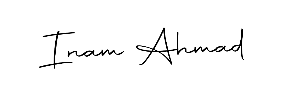 It looks lik you need a new signature style for name Inam Ahmad. Design unique handwritten (Autography-DOLnW) signature with our free signature maker in just a few clicks. Inam Ahmad signature style 10 images and pictures png