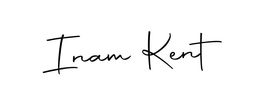 Inam Kent stylish signature style. Best Handwritten Sign (Autography-DOLnW) for my name. Handwritten Signature Collection Ideas for my name Inam Kent. Inam Kent signature style 10 images and pictures png