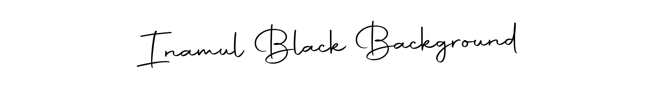 Similarly Autography-DOLnW is the best handwritten signature design. Signature creator online .You can use it as an online autograph creator for name Inamul Black Background. Inamul Black Background signature style 10 images and pictures png