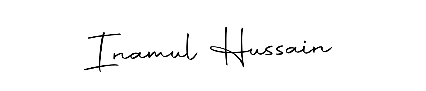 Inamul Hussain stylish signature style. Best Handwritten Sign (Autography-DOLnW) for my name. Handwritten Signature Collection Ideas for my name Inamul Hussain. Inamul Hussain signature style 10 images and pictures png