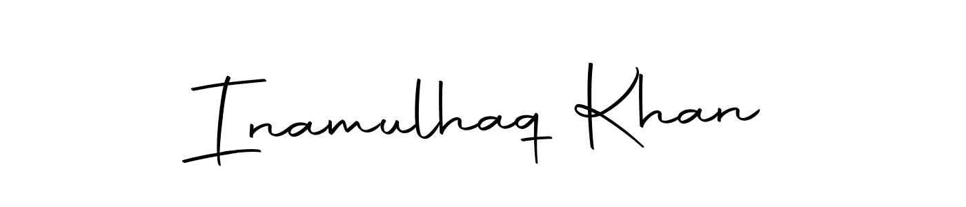 Create a beautiful signature design for name Inamulhaq Khan. With this signature (Autography-DOLnW) fonts, you can make a handwritten signature for free. Inamulhaq Khan signature style 10 images and pictures png