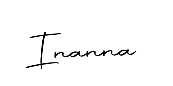 Design your own signature with our free online signature maker. With this signature software, you can create a handwritten (Autography-DOLnW) signature for name Inanna. Inanna signature style 10 images and pictures png