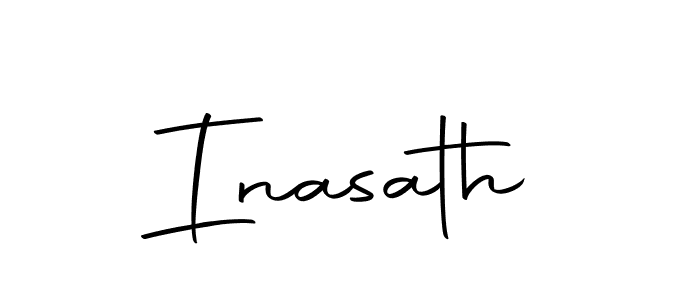 How to make Inasath signature? Autography-DOLnW is a professional autograph style. Create handwritten signature for Inasath name. Inasath signature style 10 images and pictures png