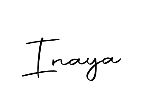 Inaya stylish signature style. Best Handwritten Sign (Autography-DOLnW) for my name. Handwritten Signature Collection Ideas for my name Inaya. Inaya signature style 10 images and pictures png