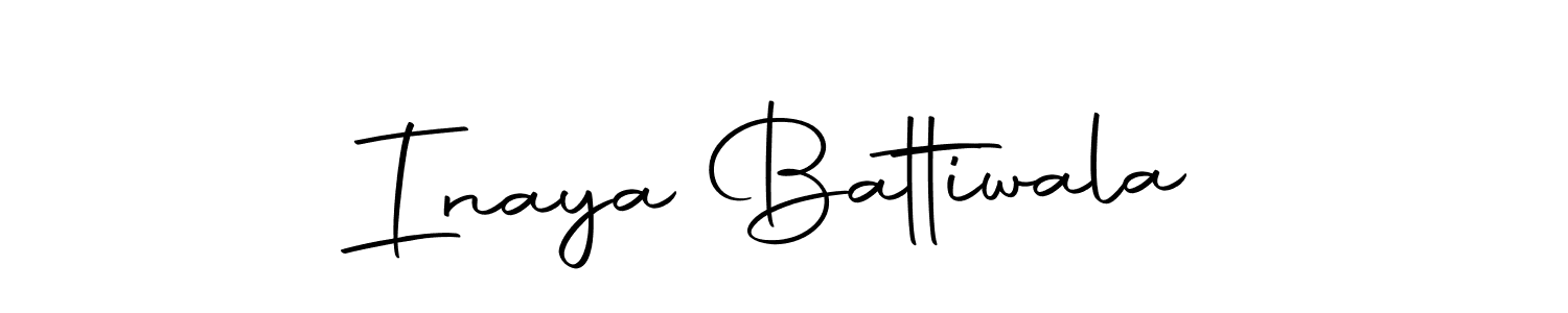 You should practise on your own different ways (Autography-DOLnW) to write your name (Inaya Battiwala) in signature. don't let someone else do it for you. Inaya Battiwala signature style 10 images and pictures png