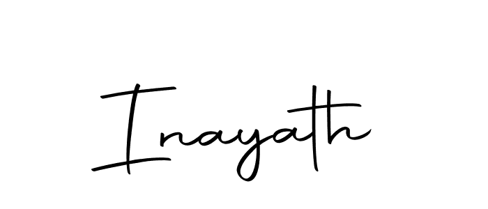 You should practise on your own different ways (Autography-DOLnW) to write your name (Inayath) in signature. don't let someone else do it for you. Inayath signature style 10 images and pictures png
