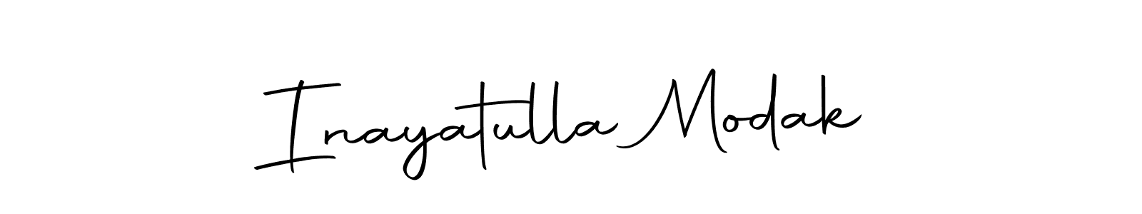 How to make Inayatulla Modak name signature. Use Autography-DOLnW style for creating short signs online. This is the latest handwritten sign. Inayatulla Modak signature style 10 images and pictures png