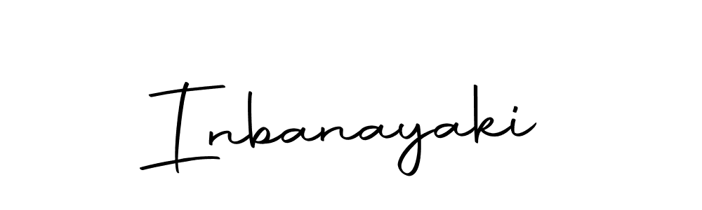 Make a beautiful signature design for name Inbanayaki. With this signature (Autography-DOLnW) style, you can create a handwritten signature for free. Inbanayaki signature style 10 images and pictures png