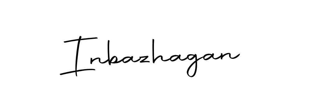 Design your own signature with our free online signature maker. With this signature software, you can create a handwritten (Autography-DOLnW) signature for name Inbazhagan. Inbazhagan signature style 10 images and pictures png