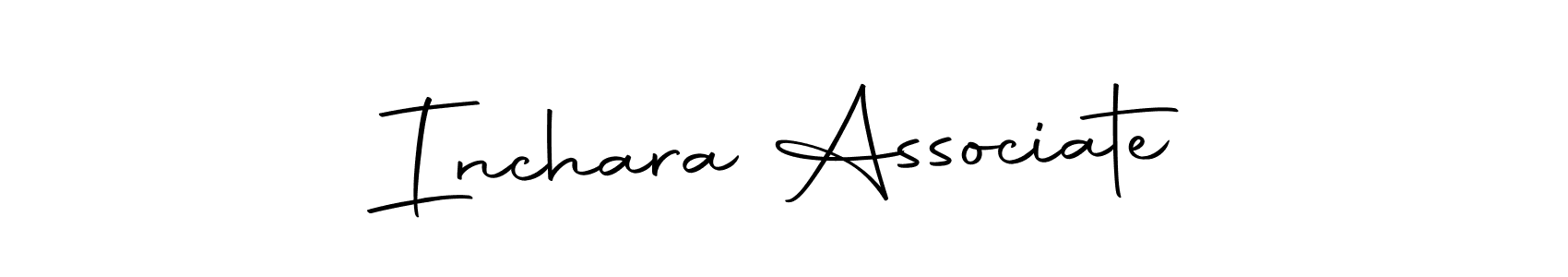 Make a beautiful signature design for name Inchara Associate. With this signature (Autography-DOLnW) style, you can create a handwritten signature for free. Inchara Associate signature style 10 images and pictures png