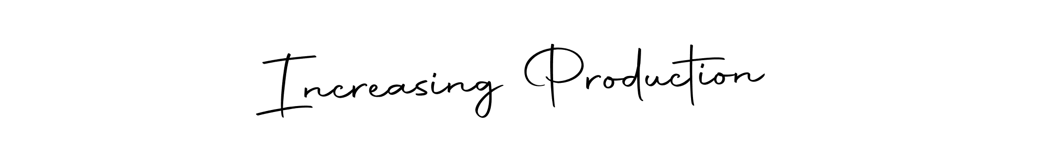 Similarly Autography-DOLnW is the best handwritten signature design. Signature creator online .You can use it as an online autograph creator for name Increasing Production. Increasing Production signature style 10 images and pictures png