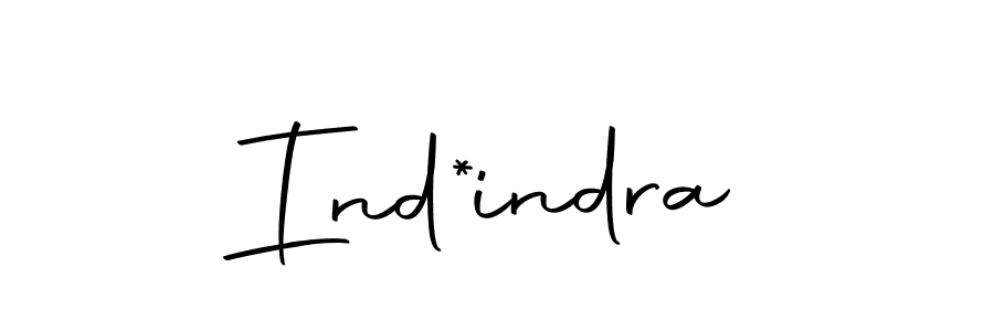 Ind*indra stylish signature style. Best Handwritten Sign (Autography-DOLnW) for my name. Handwritten Signature Collection Ideas for my name Ind*indra. Ind*indra signature style 10 images and pictures png